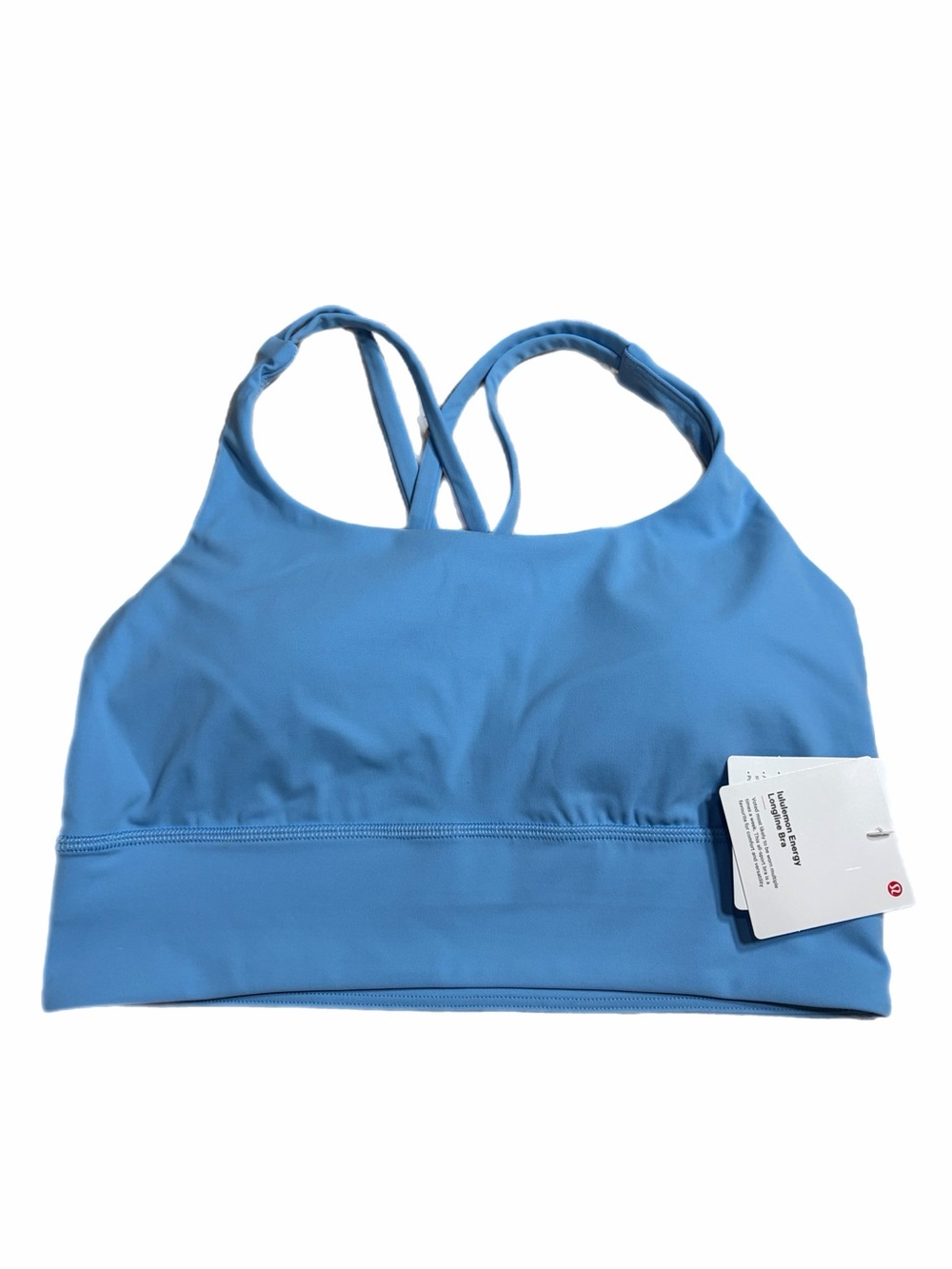 NWT Lululemon Energy Longline Bra Medium Support, B-D (Proud Cloud) Size 8